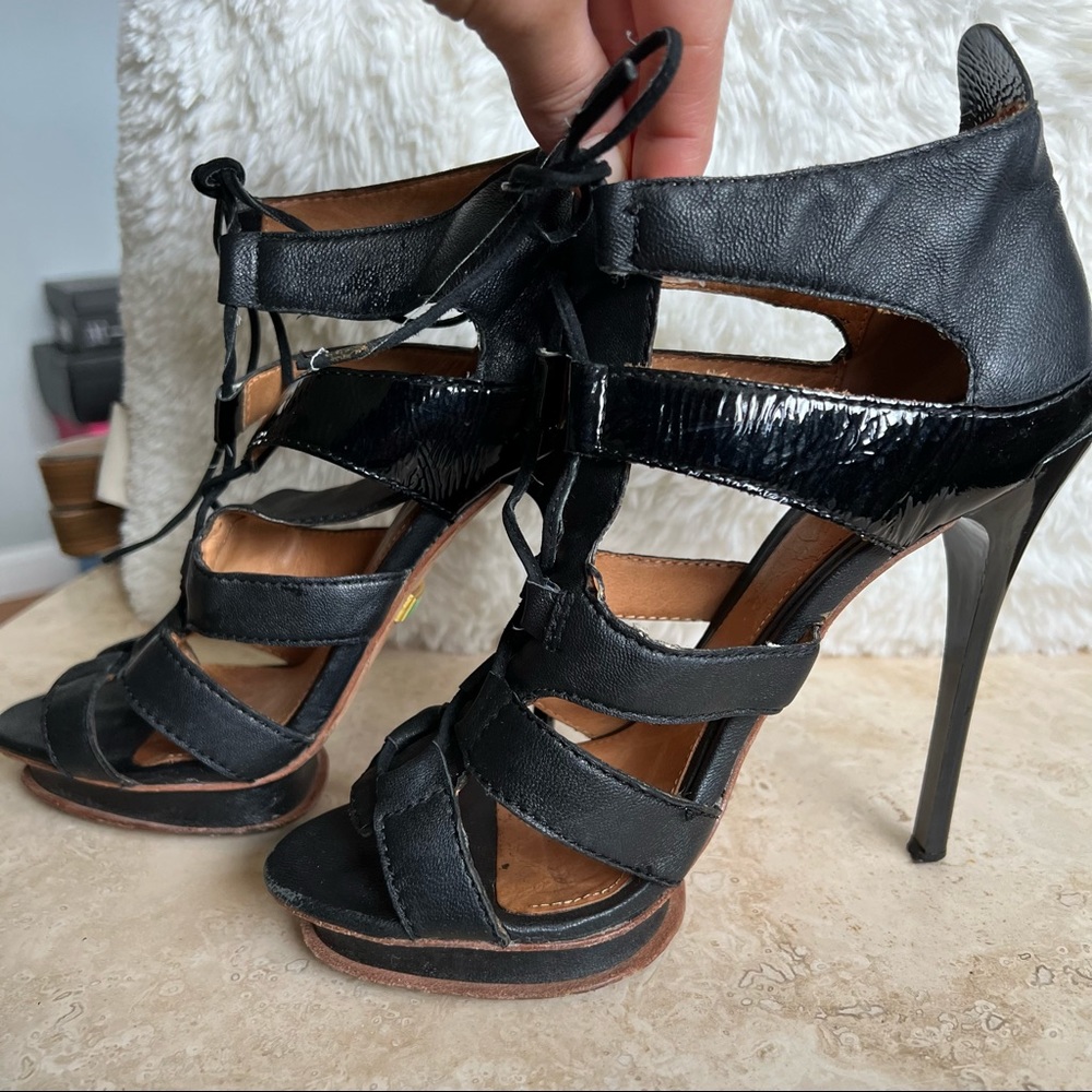 L.A.M.B by Gwen Stefani Leather Stilettos